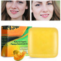 Natürliche Bio Papaya handgemachte abgestorbene Haut Entferner Peeling Seifenriegel